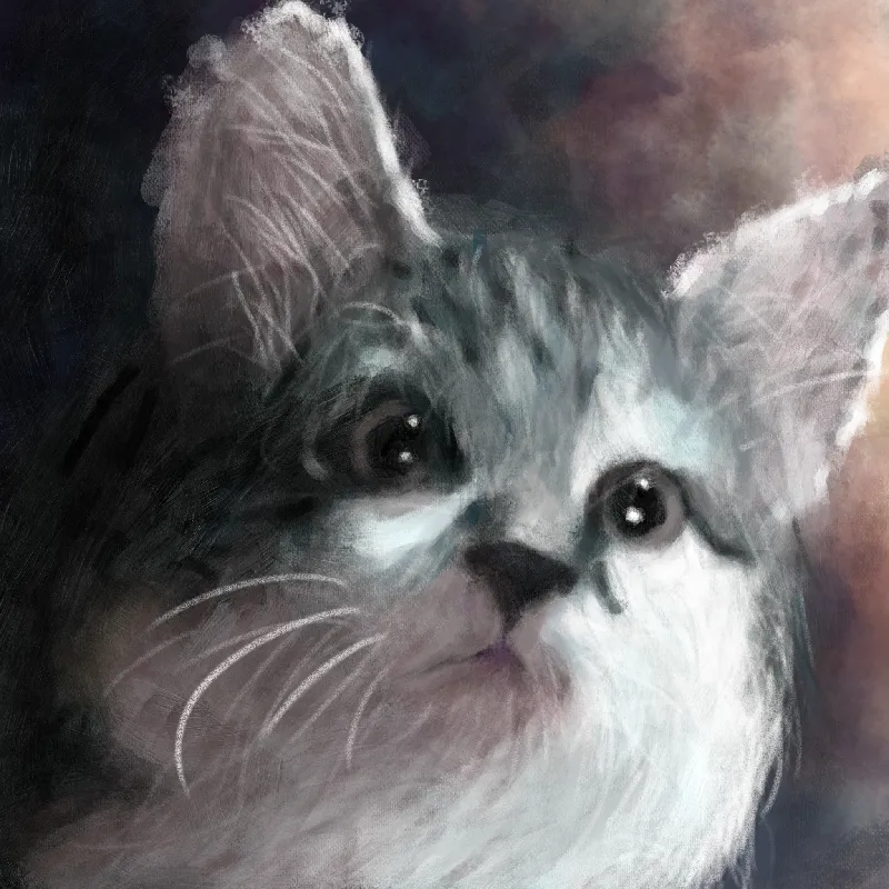 drawing of my cat nepeta as a kitten drawing of my cat nepeta as a kitten