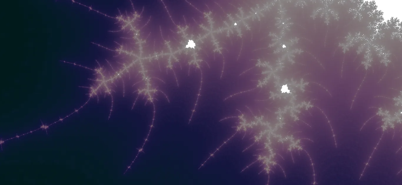 mandelbrot set render, January 26th 2022